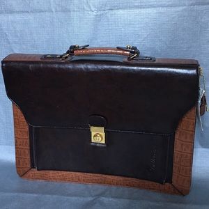 NWT Two-Tone Briefcase